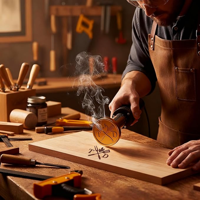 Custom Electric Branding Iron Head - Wood Branding irons Personalized Burning Stamps Without Electric Handle, Woodworking Tools for DIY Crafts Handmade Lover Gift