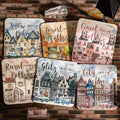 Alideco 120pcs Scrapbook Stickers Vintage Exquisite Cottage Scrapbooking Junk Journal Crafts Embelishment Decoration Stickers (shiguangxiaowu)