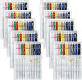 Yasdyri 10 Boxes Quick Fix Sewing Kit Pre Mini Threaded Needle Kit with Needles and Thread Box Each Box with 10 Pieces