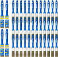 Versatile Paint Brush Set, 40 Pack, 1 Inch Paint Brushes, Small Paint Brushes for Walls, Furniture, Crafts - Detailed Painting & Larger Surface Coverage
