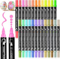 26 Colors Acrylic Paint Markers, Dual Tip Acrylic Paint Pens for Rock Painting, Black Paper, Wood, Canvas, Stone, Glass, Ceramic, DIY Crafts Making Art Supplies
