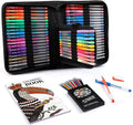 Lelix Gel Pens, 120 Pack Gel Pen Set, 60 Unique Colors with 60 Refills for Adults Coloring Books Drawing Doodling Crafts Scrapbooking Journaling