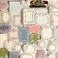 Maxleaf 120pcs Vintage Scrapbooking Letter Writing Paper for Journaling Supplies, Aesthetic Decorative Craft Material Paper for Junk Journals Planner Scrapbook