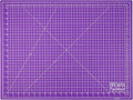 Breman Precision 18x24 Inch Self Healing Cutting Mat – 2-Sided 5-Ply PVC Purple/Gray Cutting Mats for Crafts, Sewing, Quilting & DIY Projects with Durable Non-Slip Surface and Precise Grid Lines