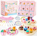 Shuttle Art Air Dry Clay for Kids - Cake Time, 52 PCS Modeling Clay Kit with Sculpting Tools and Tutorials, Safe & Non-Sticky, Craft Gifts for Boys & Girls
