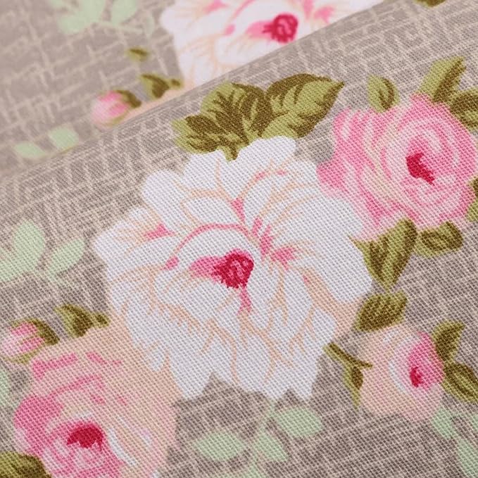 42 Pcs Layer Cake Fabric Clearance, Layer Cakes 10 inch Squares for Quilting, Pre-Cuts 10" x 10" Fabric Squares for Quilting, Sewing, Patchwork, and DIY Crafts - Vintage Light Brown