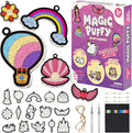 FarmNix 3D Art Kit, Magic Foam Texture Painting Kit, Zero-Pollution Digital Coloring Creative Crafts for Kids, DIY Painting Gifts for Children's Birthday Parties Ages 4, 5, 6, 7, 8, 9, 10