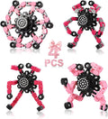 Stocking Stuffers Fidget Toys for Teen Girls, Kids Christmas Toys Gifts for Girls Ages 3, 4, 5, 6, 7, 8, 9, 10, 11, 12 +Years Old, Pink Transformable Fidget Spinners for Women Men