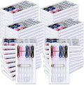 Leyndo 60 Boxes Quick Fix Sewing Kit Pre Threaded Needle Travel Kit Personal Needle and Thread Mending Sewing for Christmas Cloth Repairing Home Necessities(Random Color,6 Threads)