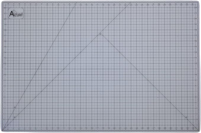 Acurit Self-Healing Cutting Mats - Self-Healing Craft Mats for Cutting, Measurements, Studios, Design, & More! - [Translucent - 18x24"]