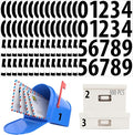 300 PCS Number Stickers, 2” Waterproof Vinyl Number Stickers Consecutive Number 0-9 Labels Self-Adhesive Without Residue Left for Office, Classroom, Indoor, Boxes, Storage (15 Sheets, Black)