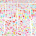 NEBURORA 4902 Pcs Sparkling Gem Stickers Self-Adhesive Rhinestone Gem Stickers for DIY Card Making Crafts Decorations
