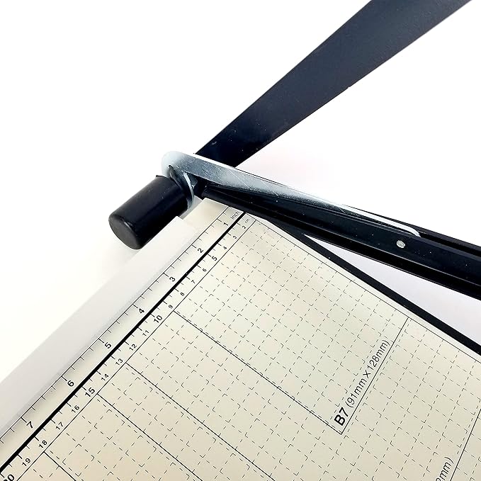Paper Cutter Guillotine Style 10" Cut Length X 10" Inch Metal Base Trimmer