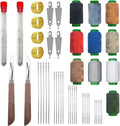 70pcs Big Eye Steel Sewing Needles kit，Needle Threader and Hand Sewings Set, Portable Travel Working,DIY Crafting Kit
