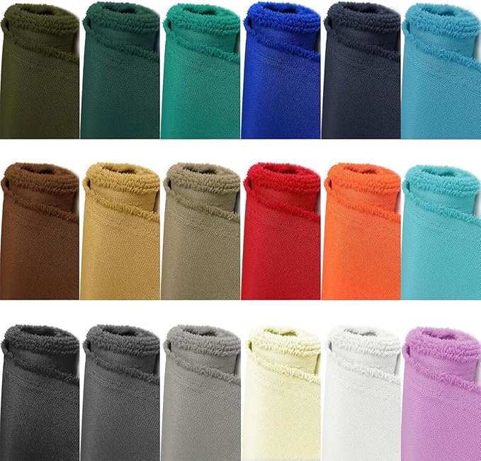 Waterproof Canvas Fabric by The Yard 600D Upholstery Cordura Fabric 58" Wide for Chairs Indoor Outdoor Water Resistant Canvas Polyester Material Sewing DIY Cloth, 3 Yards Pale Turquoise