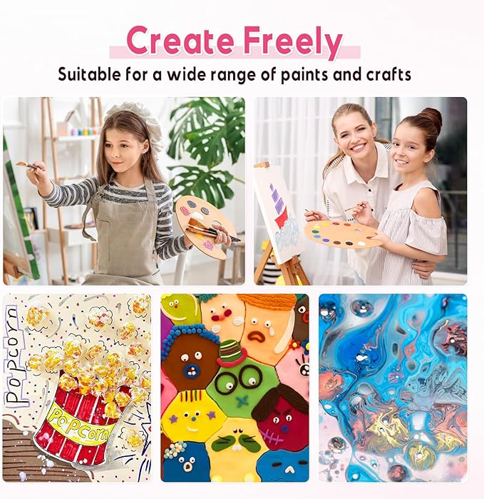Art Supplies Stretched Canvas for Painting 4×12 Inch，3 Pack Primed Acid Free Cotton Canvases Thickened Blank Canvas Panels for Painting, Acrylic Pouring, Oil Paint
