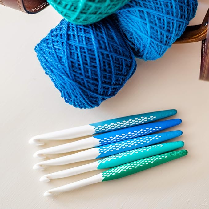 Prym Ergonomics Crochet Hook Set, Large (7mm, L, M, N, O)