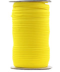 Mandala Crafts 55 Yards 1/4 Inch Yellow Double Fold Bias Tape for Sewing - Bias Binding Tape for Quilting Binding, Hemming, Seam, and Fabric Piping