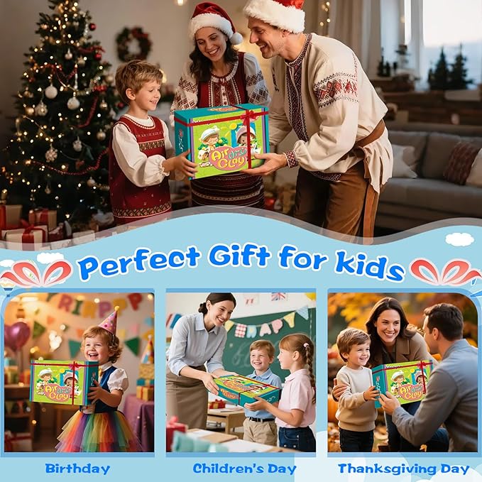Air Dry Clay for Kids, 60 Colors Modeling Magic Clay, Safe & Non-Toxic, DIY Model Arts & Crafts Kit with Sculpting Tools, Birthday&Christmas Toy Gift for 3-12 Years Old Boys Girls Kids