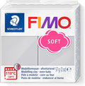 STAEDTLER FIMO Soft Polymer Clay - -Oven Bake Clay for Jewelry, Sculpting, Crafting, Dolphin Grey 8020-80