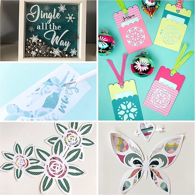AOOIIN Cutting Mat for Cricut Explore One/Air/Air 2/3/4/Maker/Maker 3/Maker 4, 5 Packs Cut Mats Replacement Accessories for Cricut