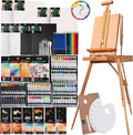 DJAR 169pcs Art Painting Set with French Easel, All-in-One Artist Painting Kit for Beginners, Professionals, Acrylic, Watercolor, Oil & Sketch Kit