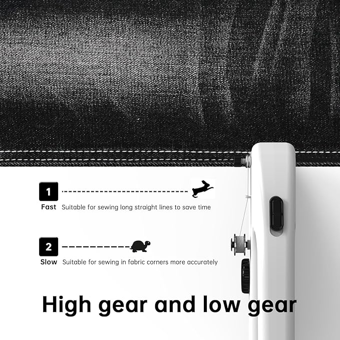 Unique sewing experience: Handheld sewing machine with storage box, portable package,mini sewing machine for travel, including various accessories and tools