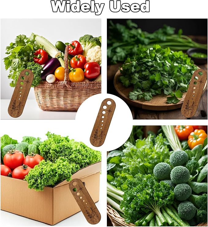 Wooden Vegetable Leaf Separator, Pottery Herb Stripper Tool Supplies, Fun Kitchen Gadgets, Exquisite Herb Stripper Bowl Gifts for the Kitchen Suitable for Home Use & Chefs