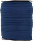 Mandala Crafts 55 Yards 1 Inch Navy Blue Double Fold Bias Tape for Sewing - Bias Binding Tape for Quilting Binding, Hemming, Seam, and Fabric Piping