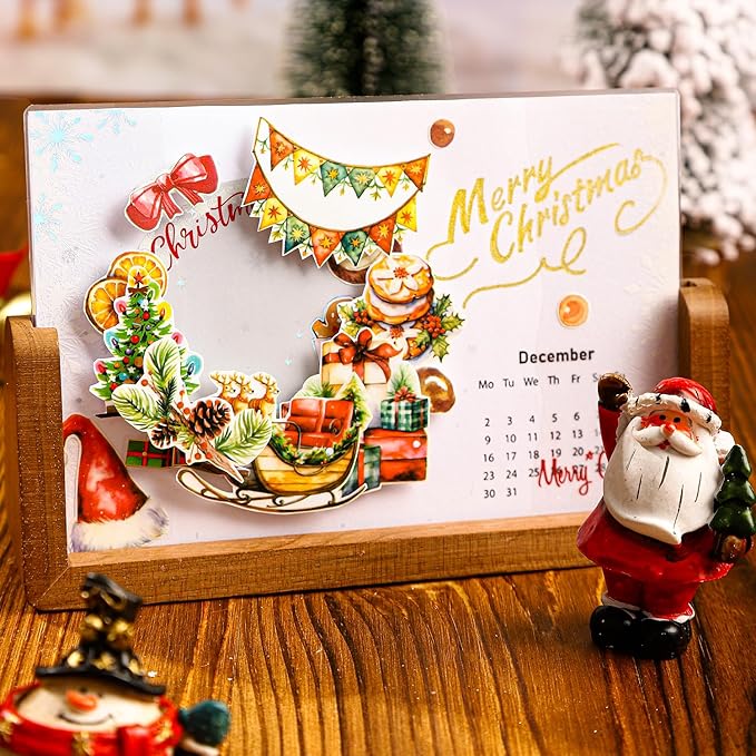 4-Pack Christmas PET & Washi Sticker Book Set – 80 Sheets of Festive Pre-Cut Stickers for Scrapbooking, Journaling, DIY Crafts, and Holiday Gift Wrapping