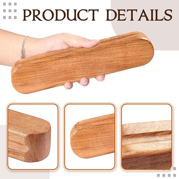 Savina Tailors Clapper for Quilting, Hard Wood Professional Multipurpose Durable for Seam Ironing, Flattening Tool. Great for Setting Fabric Folds, Accenting, Clothing Wrinkle Sewing.