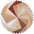 42Pcs Solid Cotton Fabric Squares 10x10 inch, Layer Cake Fabric for Quilting 10 inch, Solids Brown White Cream Ivory Natural Layer Cakes 10 inch Squares for Quilting, Sewing, Quilt, and Crafts