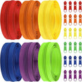 DOITEM 13.5 Yards 6 Pieces Sewing Zippers #5 Nylon Coil Zippers Assorted Zipper for Sewing with 24 Zipper Sliders for DIY Tailor Sewing Crafts Supplies, 6 Colors