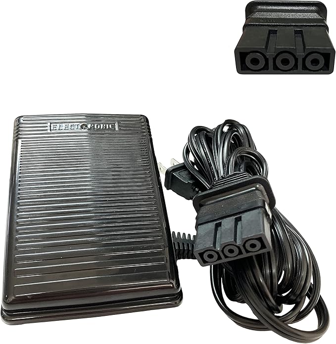 HimaPro Foot Control Pedal and Power Cord for Domestic and Imported Sewing Machines - Variable Speed Control (J00360051) (KD-1902)