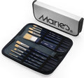 Marie's Paint Brushes Set of 10pcs, Premium Paint Brushes for Acrylic Oil Painting Craft Paintbrushes Art Supplies for Artists and Beginners