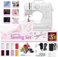 Flying Banana Mini Sewing Machine for Beginners - Portable with 12 Stitches, Best Christmas Gifts 2025 for Boys & Girls 8 +, Kids Sewing Kit, Home DIY Crafting
