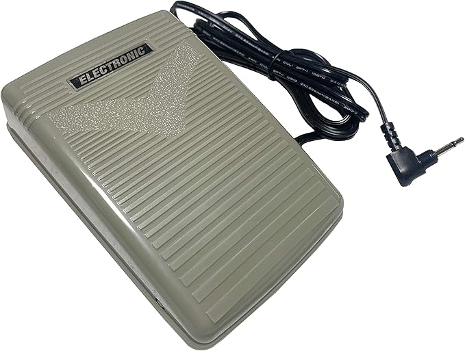 HimaPro Foot Control Pedal and Power Cord for Domestic and Imported Sewing Machines - Variable Speed Control (4C-333BL)