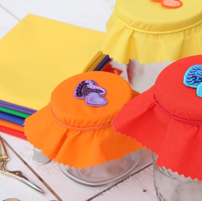 Threadart 12 Fat Quarter Bundle - Rainbow and Pastel Solids 100% Cotton Fabric - Premium 100% Cotton Quilting Fabric - No Duplicates - Full Size Fat Quarters 18"x21"