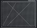 Dahle Vantage 10792 Double-Sided Premium Self-Healing Cutting Mat, 18"x24", 1/2" Grid, 5 Layers for Max Healing, Perfect for Crafts & Sewing, Black