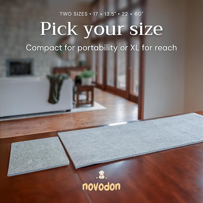 Novodon Merino Wool Pressing Mat 22" x 60" 100% Wool Pressing Mat for Quilting and Ironing Mat