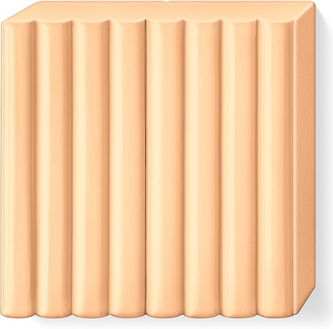 Staedtler FIMO Effects Polymer Clay - -Oven Bake Clay for Jewelry, Sculpting, Peach Pastel 8020-405