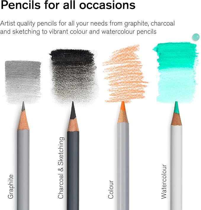 Winsor & Newton Studio Collection Artist Pencils, Watercolor Pencils, Set of 12