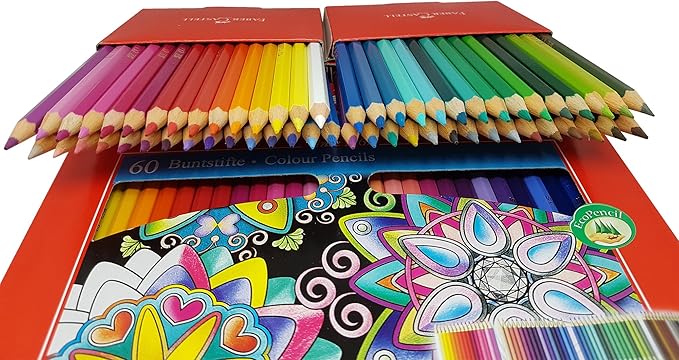 Faber Castell Premium Color Pencils, 60 colour