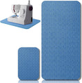 2 Pcs Sewing Machine Muffling Mat Pedal Sewing Mat Reduce Vibrations Noise No Slip Machine Accessories for Quilting(17'' X 36'' and 9'' X 14'',Blue)