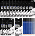 Humyoun 120 Pcs Graphite Sketch Pencil Set (8b - 5h) Professional Drawing Pencils Graphite Charcoal Gift Bulk for Beginners and Artists Art Sketching Supplies