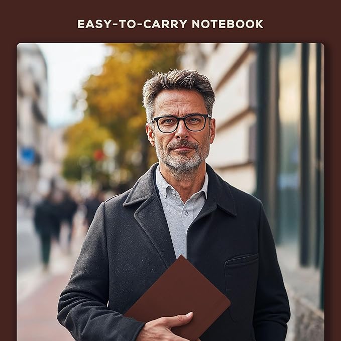 Beechmore Books A5 Sketchbook – 5.8x8.3 Premium Vegan Leather Bound Large Sketch Book Hardcover with 156 Thick 160gsm Perforated Ivory Pages, Blank Sketch Pad, Gift Boxed Back Pocket, Ribbon Bookmark