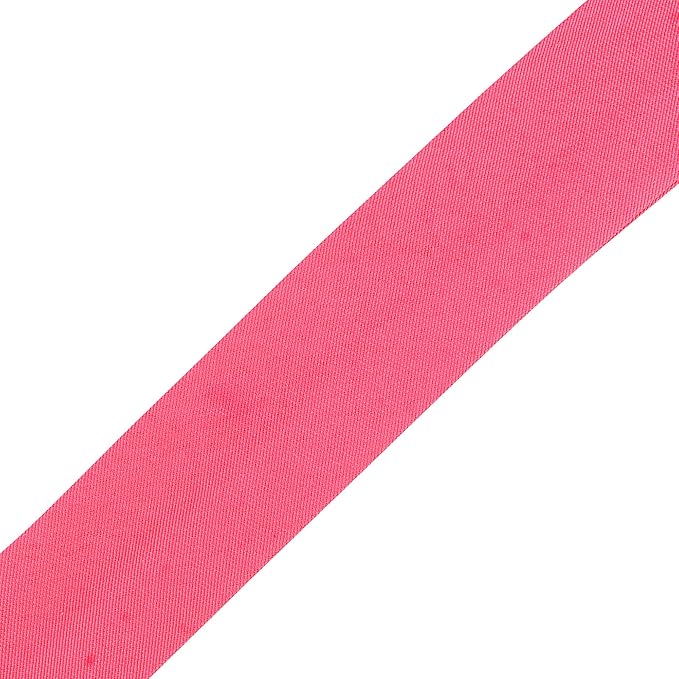 Mandala Crafts 55 Yards 1 Inch Hot Pink Double Fold Bias Tape for Sewing - Bias Binding Tape for Quilting Binding, Hemming, Seam, and Fabric Piping
