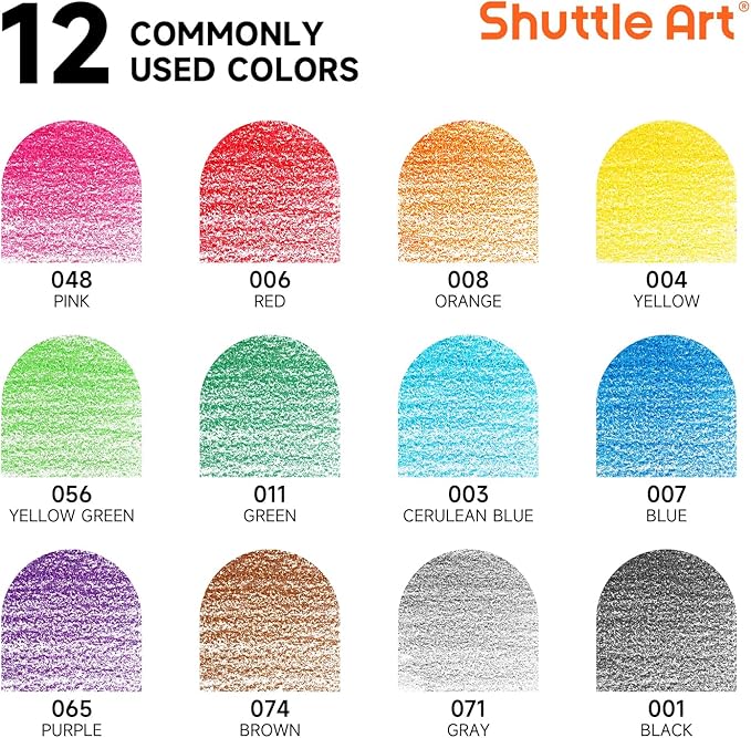 Shuttle Art 360 PCS Colored Pencils Bulk, 12 Assorted Colors, Pack of 30, Break-resistant, Pre-sharpened Colored Pencils for Kids, Bulk Pack School Supplies for Teachers & Students