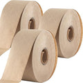 Ultra Durable Water-Activated Tape for Secure Packing 3Pk. 2.75 in, 450 Ft Brown Kraft Gum Tape Provides Heavy Duty Adhesive for Packaging and Shipping. Fiberglass Reinforced for Extra Strong Bond.