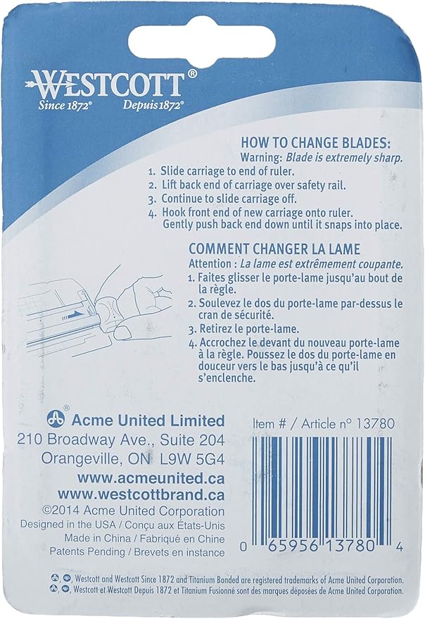 Westcott Paper Trimmer With Titanium Bonded Cut And Score Blades, 12"